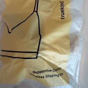 Truekind Supportive comfort Wireless Shaping Bra in cream